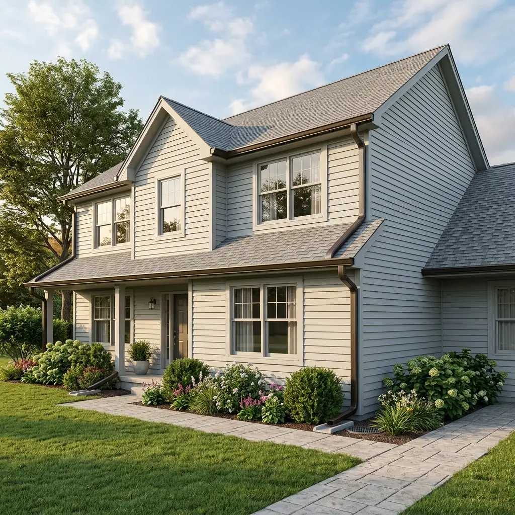 Gutter installation and replacement on a Decatur, GA home